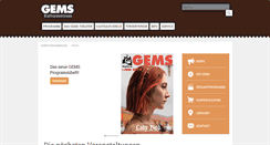 Desktop Screenshot of diegems.de